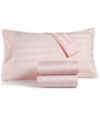 Charter Club Damask 1.5  Stripe 550 Thread Count 100% Cotton 4-Pc. Sheet Set, Queen, Created for Macy's