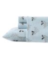 Eddie Bauer Ski Patrol Cotton Flannel 4-Piece Sheet Set, Queen