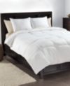 Martha Stewart Collection Allergy Wise Down-Alternative Dobby Stripe Comforter, King, Created For Macy's