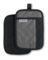 KitchenAid Beacon Pot Holder Set, Contour Silver/Black, Set of 2