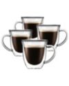 JoyJolt Serene Double Wall Insulated Glasses, Set of 4