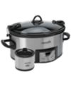 Crock-Pot SCCPVL619-S-A Programmable Cook & Carry with Little Dipper Warmer, 6 Qt.