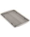 Circulon Bakeware 11  x 17  Baking Sheet Pan & Expandable Cooling Rack 3-Pc. Set