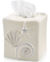 Avanti Bath, Sequin Shells Tissue Cover