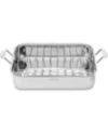 Cuisinart Chef's Classic Stainless Steel 16  Roaster with Roasting Rack