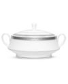 Noritake Crestwood Platinum Covered Vegetable Bowl