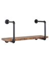 Honey Can Do Black Industrial Wall Shelf