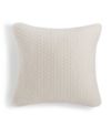 Oake Cozy Geo Knit Decorative Pillow, 20  x 20 , Created for Macy's