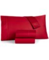 Solid Extra Deep Pocket 550 Thread Count 100% Cotton 4-Pc. Sheet Set, Queen, Created for Macy's