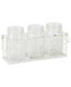 Design Imports Flatware Caddy with Clear Jars