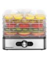 Elite Gourmet 5-Tier Food Dehydrator with Stainless Steel Trays, Adjustable Temperature, Jerky, Herbs, Snacks