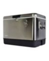 Stainless Steel Ice Chest Beverage Cooler with Bottle Opener, 54 Quart