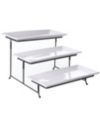 Gibson Elite Gracious Dining Serving Set with Stand, 3 Tier