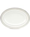 Noritake  Montvale Platinum  Oval Platter, 16