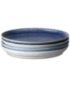 Denby Studio Blue 4-Pc. Coupe Dinner Plate Set