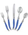 French Home Laguiole 20-Piece French Blue Flatware Set, Service for 4