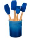 Le Creuset 5 Piece Utensil Set with Stoneware Utensil Crock