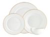 Godinger Pique Gold 16-PC Plain Dinnerware Set, Service for 4
