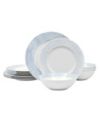 Noritake Hammock  Rim 12 Piece Dinnerware Set, Service for 4
