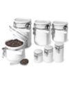 Oggi Food Storage Containers, 7 Piece Set Ceramic Canisters