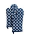 Design Imports Lattice Oven Mitt Set of 2