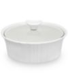 Corningware® French White 1.5-Qt. Round Casserole with Glass Lid
