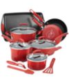 Rachael Ray Classic Brights Hard Enamel Nonstick Cookware Set, 14-Piece