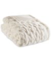 Madison Park Ruched Reversible Faux-Fur Throw, 50  x  60